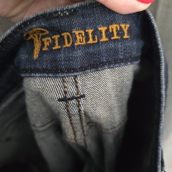 Fidelity Impala Selvedge Jeans Size 34x32 Windsor Blue Dark Wash Made in USA - Picture 4 of 7